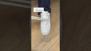 How to Lace Nike Air Force 1 (Bar Lacing Method) 🤩⚡️👟 
