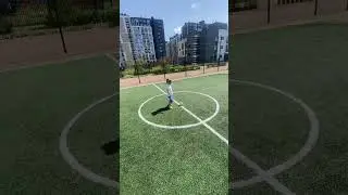 Играем футбол⚽с сыном⚽😘🥰😍