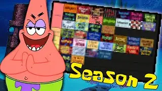Spongebob Season 2 Tier List!