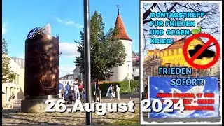 Montagsmahnwache Aufruf zur Friedensaktion an die Bundesregierung