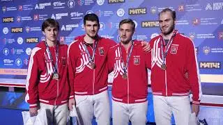 Видеоинтервью победителей международного турнира «Московская сабля 2023»в составе команды «Москва-2»