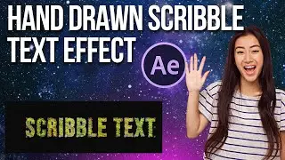 After Effects Animated Hand Drawn Scribble Text Effect 2023 | After Effects CC 2023 Tutorials