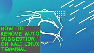 How to remove autocomplete suggestion on kali linux