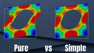 How to create simple and pure shear in ABAQUS