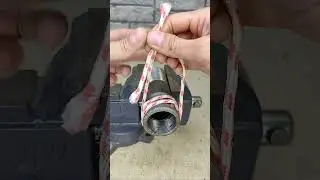 Обязательно запомни эту хитрость! Как можно открутить муфту, если нет ключа? #shorts