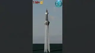Towers size comparison video recently completed Million views #world #countries  #flag