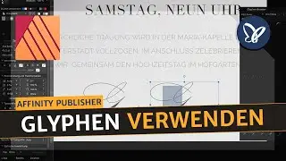 Affinity Publisher Tutorial: Verwendung von Glyphen