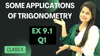 Ex 9.1 Q1 | Some Applications of Trigonometry | Chapter 9 | Class 10 Maths | NCERT