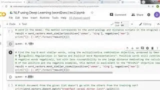 Gensim Word Vector Functions