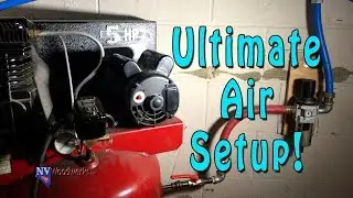 My Air Compressor and Air Line Setup Using RapidAir MaxLine Pipe System