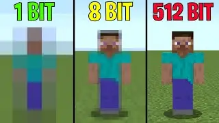 steve 1 bit 2 bit 4 bit 8 bit 16 bit 32 bit 64 bit 128 bits 256 bit 512 bit
