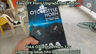 Easy DIY Upgrade/Installation PIAA OTO Style Horn 12v! Legit ang lakas nito mga paps! Sulit!