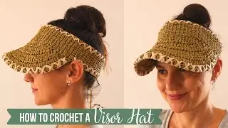 How To Crochet A Chic Visor Hat For Any Size