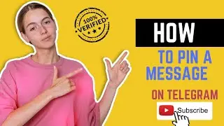 How to Pin a post on telegram 