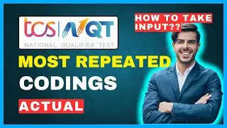 March !! TCS NQT Coding Questions 2025 🧠 | Recent Paper | UBK Anna