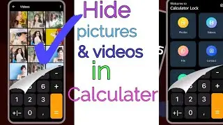 Hide pics and videos on calculater!pics Kaise hide Karen mobile main?