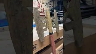 Small workshop builds - Gimli’s Axe #woodworking #smallworkshop #smallbuilds #tools #lordoftherings