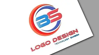 B S Professional Logo Design Tutorial | Pixellab Logo Design | Logo Kaise Banaye