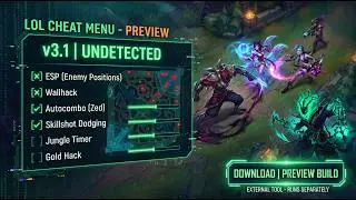 League Of Legends CHEAT | Download LoL Hack Menu | Free & Safe | FULL Tutorial 🔥