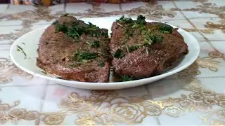 стейк из говядины.Очень вкусно!