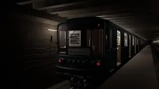 Поездка на номерном 81-717 по Калужско-Рижская линии (Metro Simulator 2)