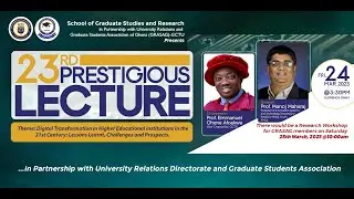 23rd Prestigious Lecture Highlights