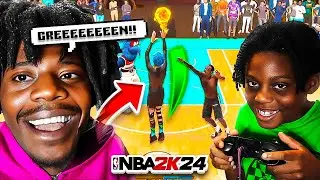 Nba 2k24 but my 8 year old brother plays while I talk..😂