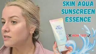 SKIN AQUA SUNSCREEN  ||  ESSENCE SUNSCREEN WEAR TEST