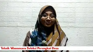 Wawancara Kasi Pemerintahan - Tes Perangkat Desa