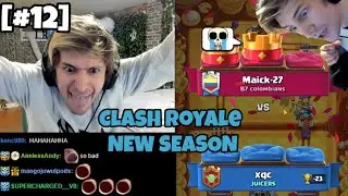 xQc is still bad at Clash Royale  [Part 12]