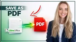 How to save Libreoffice Writer document as PDF