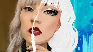 Toon Me Digital Speed Paint Demo by Leilani Joy