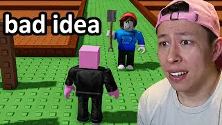 I Let a Roblox Kid Teach Me GROW A GARDEN...