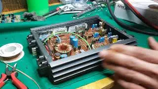 Old School Radio Shack Amp ! Optimus 100 watt high power 2ch mosfet amplifier