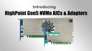 Introducing HighPoint's Gen5 NVMe Switch & RAID AICs and Adapters