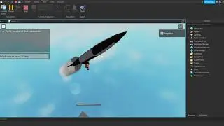 How to Make  A Ridable Rocket On Roblox || ROBLOX STUDIO