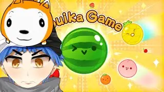 【Suika Game】rage quit off of FNAF, stacking fruits instead