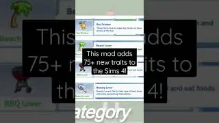 add up to 75 new traits to your sims game 😍 