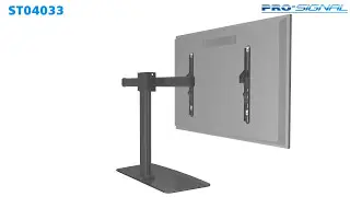 Pro Signal Tilt and Swivel TV Stand Animated Instructions