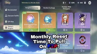 Monthly Reset Pog! | Gacha | Genshin Impact 3.1