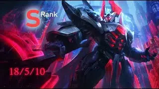 LoL Mordekaiser jungle gameplay (18/5/10 KDA) Project Mordekaiser skin