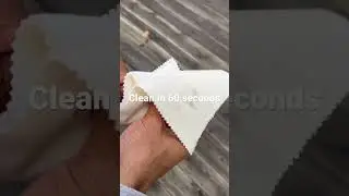 Cleaning a Silver fork from 1895 UK England.