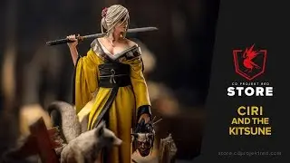 CDPR Merchandise Store | Ciri and the Kitsune Figure