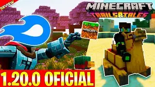 MINECRAFT PE 1.20 OFICIAL | REVIEW EN ESPAÑOL TRAILS & TALES UPDATE