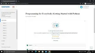 Programming for Everybody (Getting Started with Python) || Week 7 || Assignment 5.2 Coursera