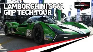 Romain Grosjean Explains the NEW Lamborghini SC63 Hybrid Race Car | IMSA GTP Tech Tour