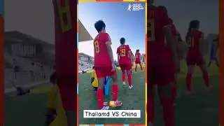 Thailand vs China wanita #afc #football