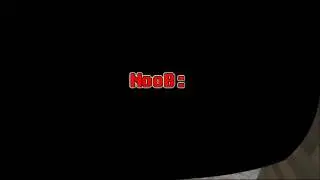 Pro vs noob em minecraft
