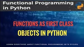 pyFunc 3 | First class functions | #pyGuru