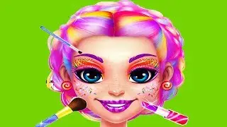 Glitter Makeup - Sparkle Salon Game for Girls - Makeup Learn Colors Kids Games for Girls